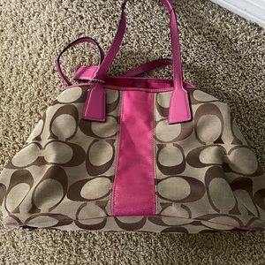 Pink Coach Purse